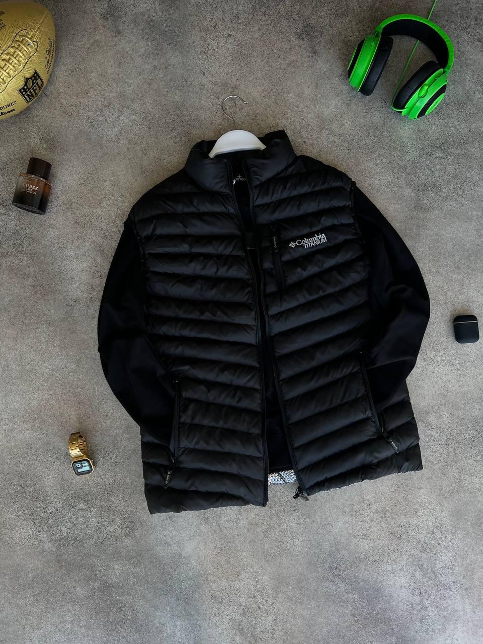 Мужская жилетка Columbia TITANIUM черная M (ID#1947589950), цена: 2149 ...
