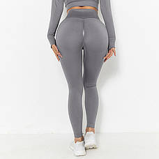 Лосини з ефектом пуш-ап M, Світло-сірий, фото 3