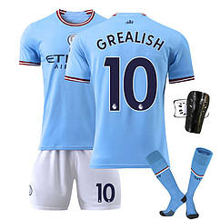 Дитяча футбольна форма Manchester City GREALISH 10. 2023.