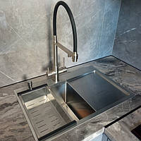 Qtap набір мийка для кухні інтегрована DK6845L