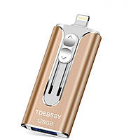 Универсальная USB Flash Drive 4 в 1: 256 ГБ для iPhone, Android, ПК и мобильных устройств