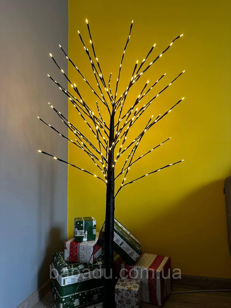 Светящееся дерево 225 led 1.5 м, Гірлянда дерево, Новогодние гирлянды для украшения дома, декорация дерево - фото 1 - id-p1947620984