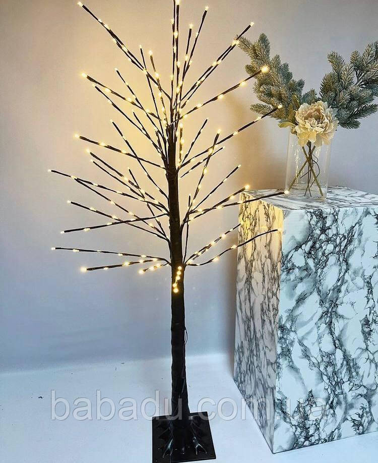 Светящееся дерево 225 led 1.5 м, Гірлянда дерево, Новогодние гирлянды для украшения дома, декорация дерево - фото 10 - id-p1947620984