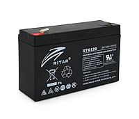 Аккумуляторная батарея AGM RITAR RT6120A, Black Case, 6V 12Ah ( 150 х 50 х 93 (99) ) Q10