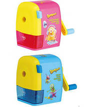 Стругачка механічна Deli E0629 мікс Bumpees прямокутна з регулюванням кута заточування, фото 2