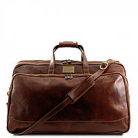 Кожаная дорожная сумка на колесах - Малый размер Tuscany Leather Bora Bora TL3065 (Коричневый) Отличное