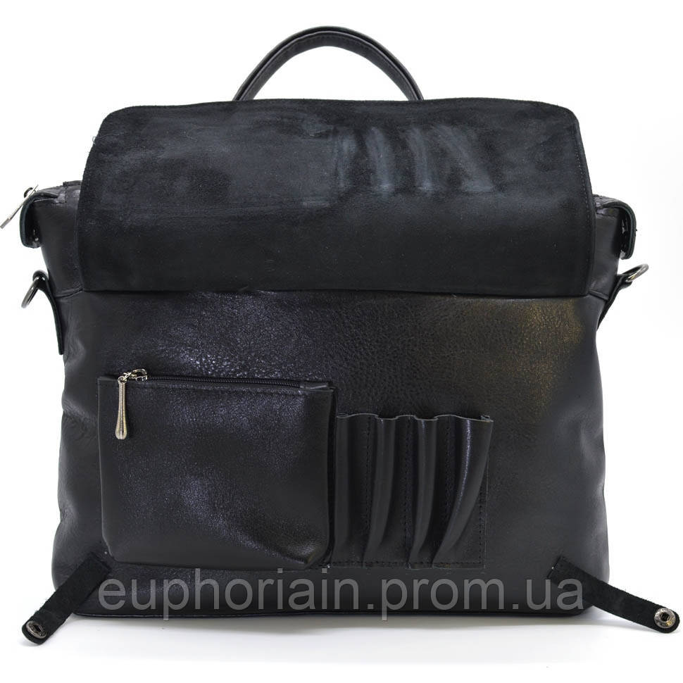 Мужская кожаная сумка с отделением для ноутбука и клапаном GA-7120-1md TARWA Отличное качество - фото 3 - id-p1862893134