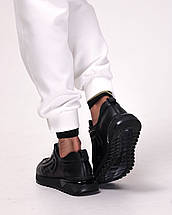 Кросівки Evromoda 97108 38 чорний шкіра 36, фото 3