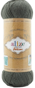 Alize Superwash Artisan шерстяная пряжа 274 хаки