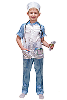 Карнавальний костюм Лікар No1 (хлопчик) блакитний