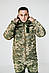 Зимова Куртка Піксель чоловіча тактична зимова (на блискавці з капюшоном), фото 8