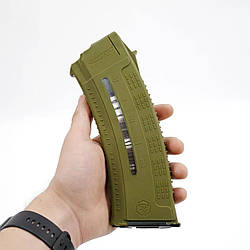 Магазин 5.45 для ак 74 30 набоїв, полімерний пластиковий магазин для зброї з вікном Койот