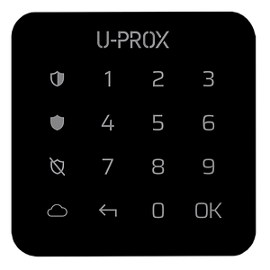 Бездротова сенсорна клавіатура для однієї групи U-Prox Keypad G1 Black