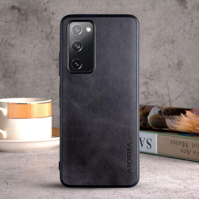 Шкіряний чохол AIORIA Vintage для Samsung Galaxy S20 FE