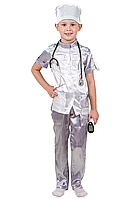 Карнавальний костюм Лікар No1 (хлопчик) сірий