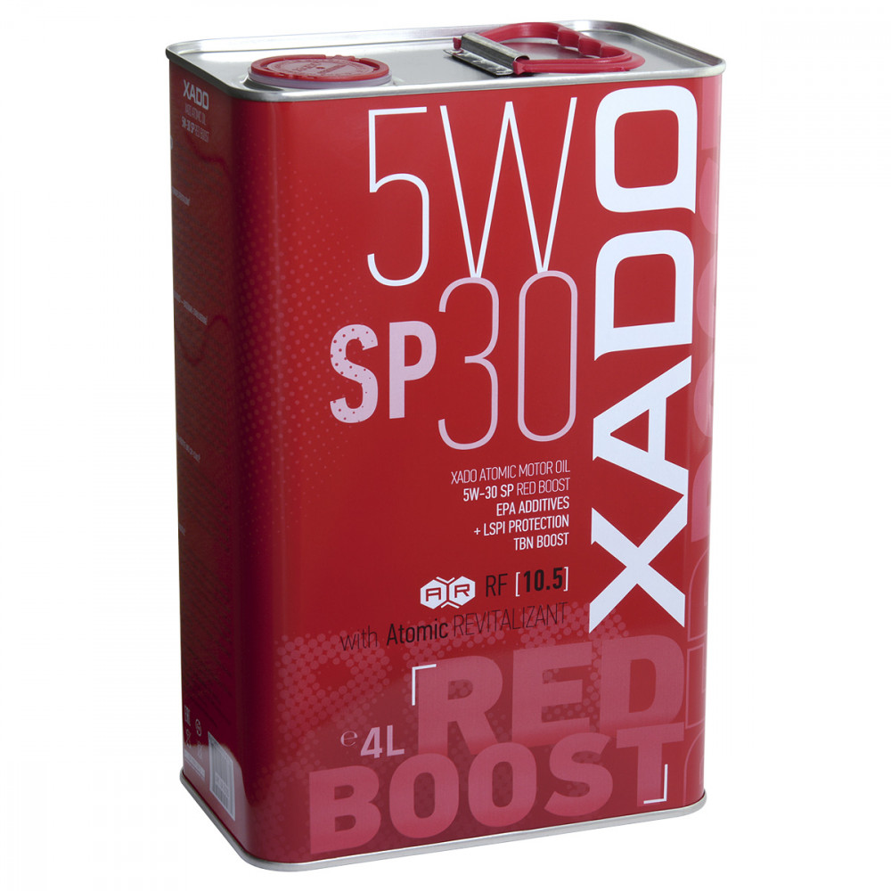 Моторна олива XADO Atomic Oil 5W-30 SP Red Boost 4 л ХА 26285, фото 1