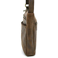 Мужская кожаная сумка через плечо RC-1300-3md TARWA коричневая Отличное качество