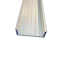 ЛЕД профіль алюмінієвий BIOM ЛП10 23х10, анодований (палиця 2м), ціна за 1п.м