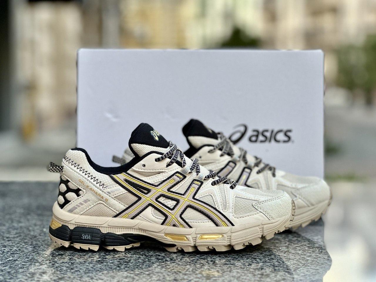Чоловічі кросівки Asics Gel-Kahana Beige Gold Black (Бежеві) Асикс повсякденні текстиль демісезон Індонезія, фото 1