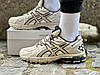 Чоловічі кросівки Asics Gel-Kahana Beige Gold Black (Бежеві) Асикс повсякденні текстиль демісезон Індонезія, фото 9