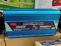 Инвертор преобразователь напряжения Wimpex автомобильный инвертор WX-3100 3000W 12/220V чистая синусоида