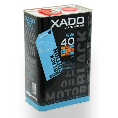 Моторна олія Xado 5W-40 C3 АМС black edition 4 л (XA 25274), фото 1