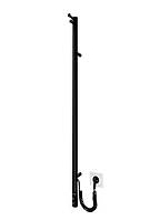 Рушникосушка Mario електрична Рей-І, 1500x30x130мм, таймер-регулятор, нерж.сталь, чорний матовий Baumar - Порадуй Себе