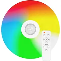 Светильник светодиодный Biom SMART 70Вт музыкальный 3000-6000K+ RGB с RF д/у + Bluetooth APP