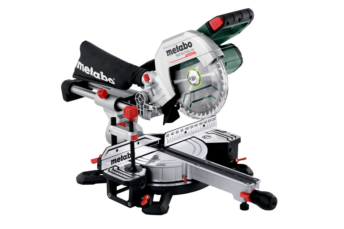 Акумуляторна торцювальна пила Metabo KGS 18 LTX BL 216 каркас Безкоштовна доставка по Україні!