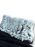 Сенсорни трикотаж з кролик жіночі рукавички стильна Зимові рукавички тільки гуртом, фото 5