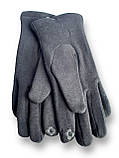 Сенсорни трикотаж з кролик жіночі рукавички стильна Зимові рукавички тільки гуртом, фото 3