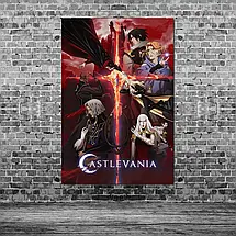 Плакат "Кастлванія, Castlevania", 60×40см, фото 3