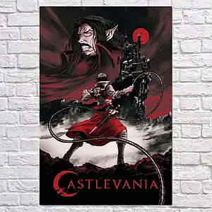 Плакат "Кастлванія, Castlevania", 60×40см