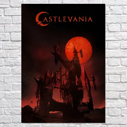 Плакат "Кастлванія, Castlevania", 60×42см, фото 2