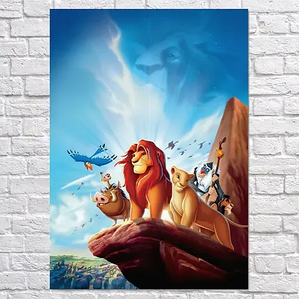 Плакат "Король Лев, Lion King", 60×43см, фото 2