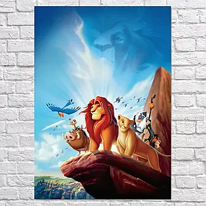 Плакат "Король Лев, Lion King", 60×43см