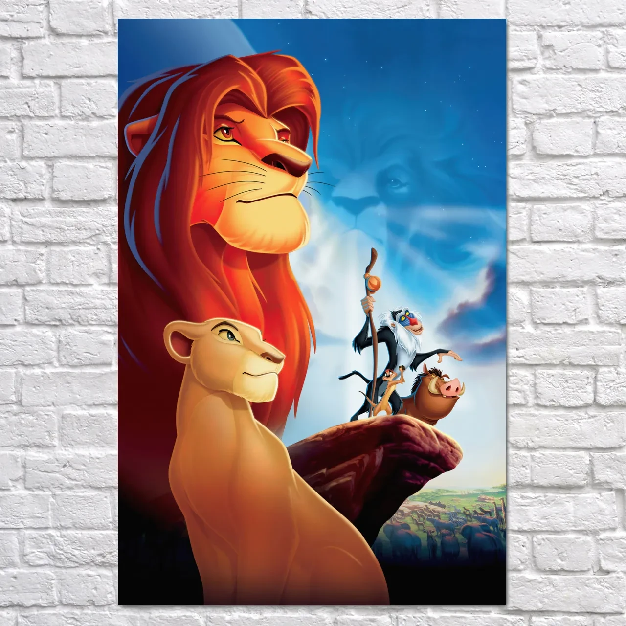 Плакат "Король Лев, Lion King", 60×40см