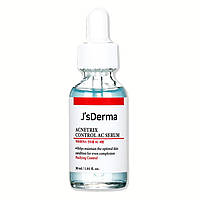 Сироватка для проблемної шкіри з ніацинамідом і цинком J'sDerma Acnetrix Control AC Serum 30 мл.