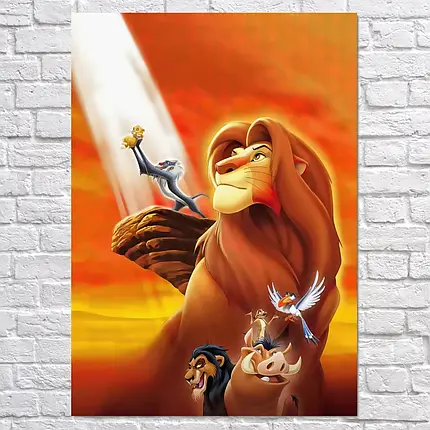 Плакат "Король Лев, Lion King", 60×43см, фото 2