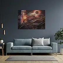 Плакат "Темні душі, Dark Souls, Fire Keeper", 43×60см, фото 3