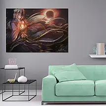 Плакат "Темні душі, Dark Souls, Fire Keeper", 43×60см, фото 2