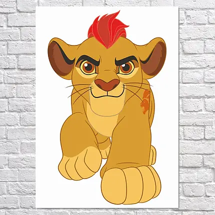 Плакат "Король Лев, Lion King", 60×43см, фото 2