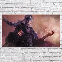 Плакат "Тёмные души, Dark Souls, Fire Keeper", 34×60см
