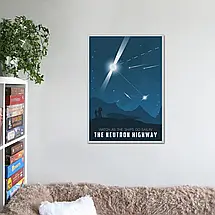 Плакат "Еліта, космічний корабель, Neutron Highway, Elite Dangerous", 60×43см, фото 2