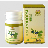Цукронорм-біол № 90т без картонної упаковки.