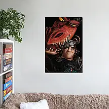 Плакат "Як приборкати дракона, How to Train Your Dragon", 60×41см, фото 2