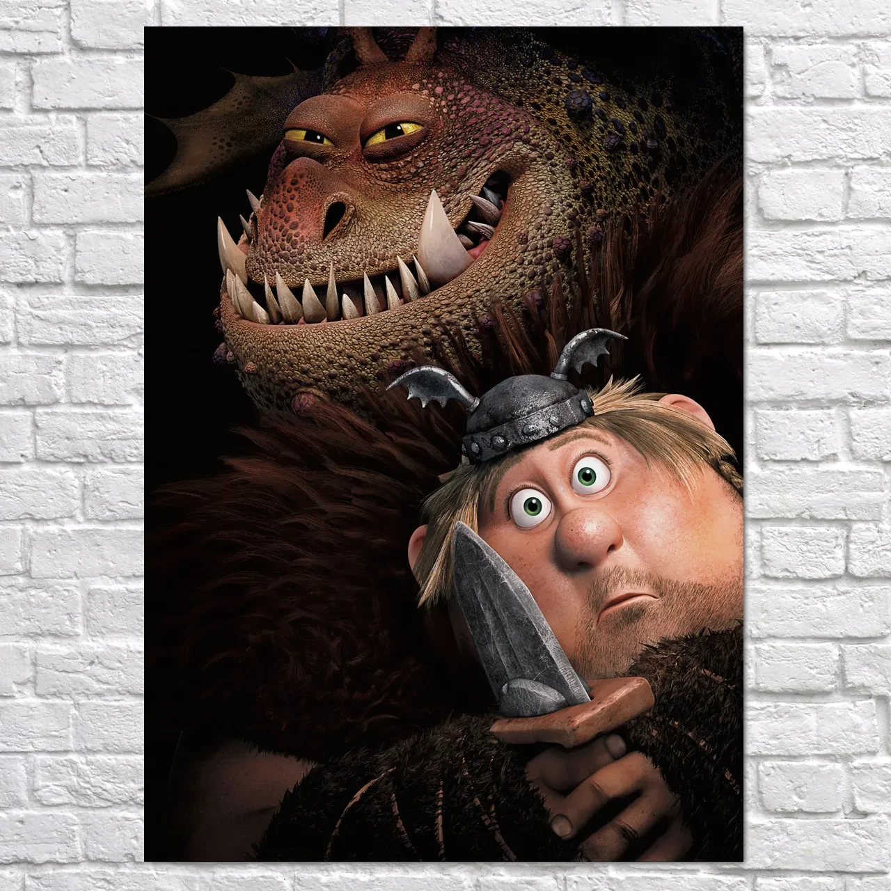 Плакат "Як приборкати дракона, How to Train Your Dragon", 60×43см