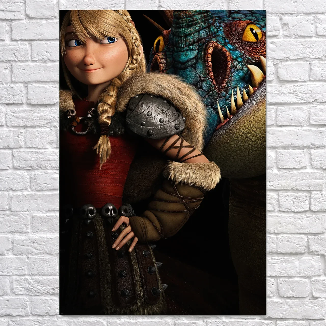 Плакат "Як приборкати дракона, How to Train Your Dragon", 60×41см