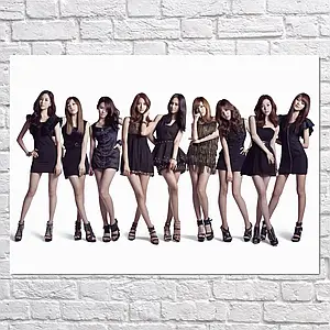 Плакат "Girls Generation, SNSD, SoShi", 43×60см