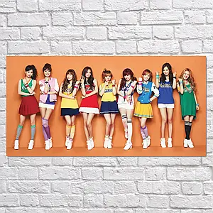 Плакат "Girls Generation, SNSD, SoShi", 30×60см